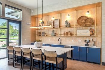Expansive resident lounge